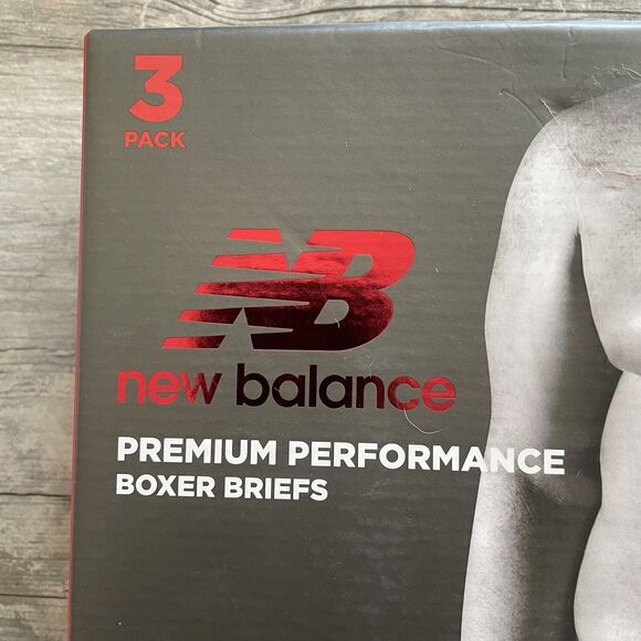 New Balance Boxer Briefs Mens Size 4XL Orange Black Anti-Chafe Plus 52-54 - Picture 4 of 12